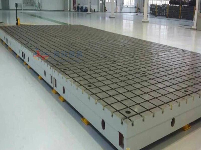 鑄鐵平臺設置支撐點與精度的影響